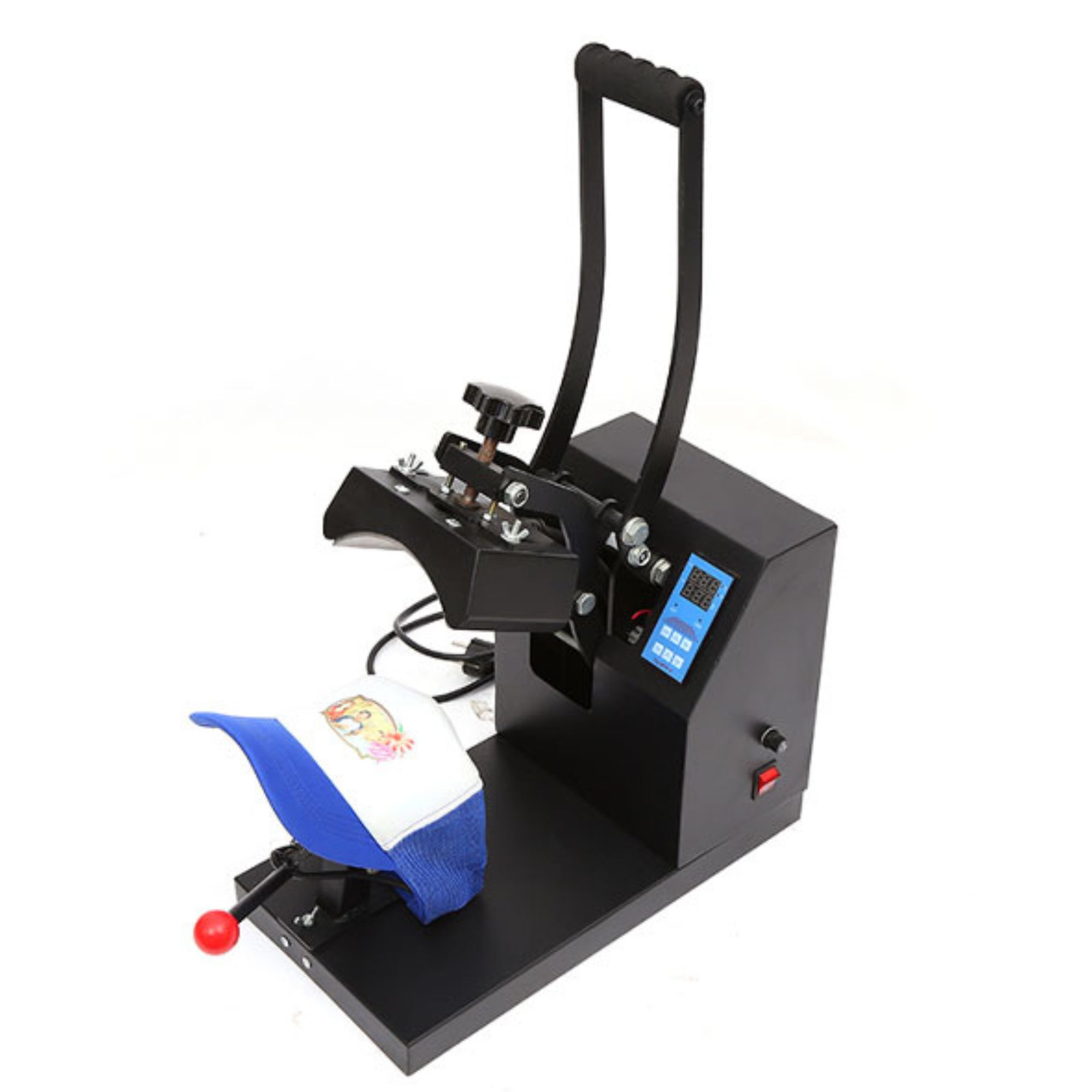 Presse à casquettes avec tendeur